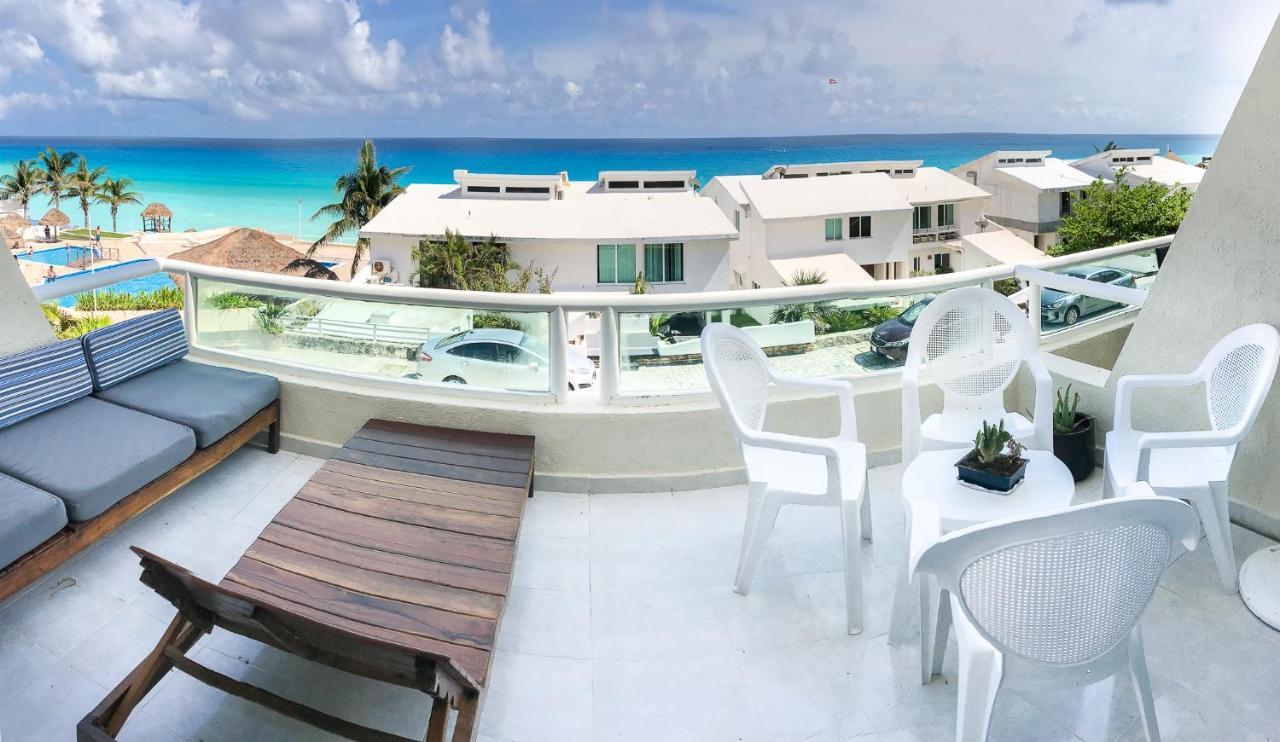Beach Apartment With Terrace Ocean View, Brisas Cancun 1 Bdrm Hotel Zone Exterior photo