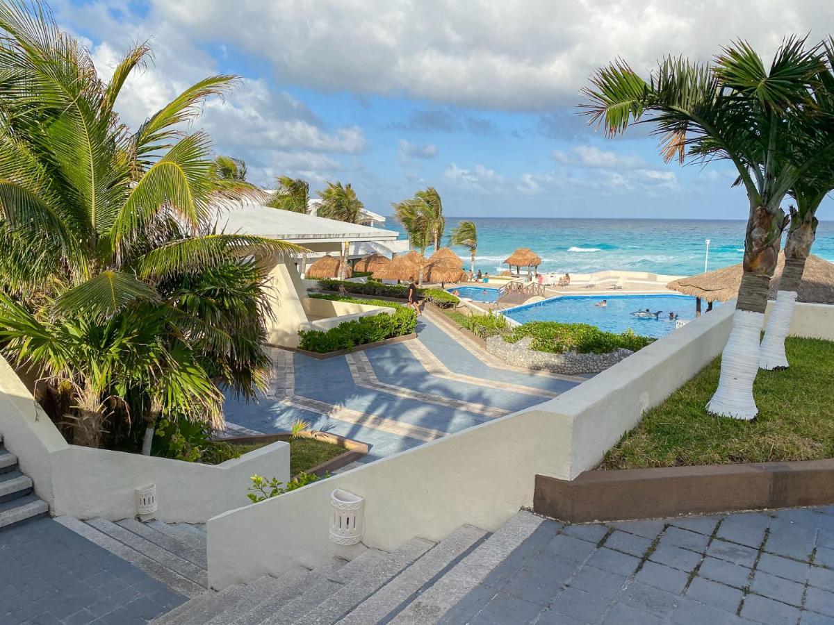 Beach Apartment With Terrace Ocean View, Brisas Cancun 1 Bdrm Hotel Zone Exterior photo