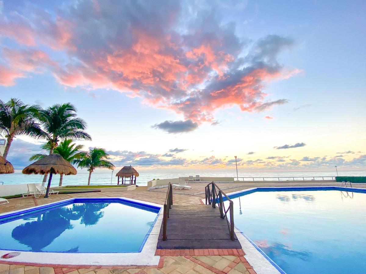 Beach Apartment With Terrace Ocean View, Brisas Cancun 1 Bdrm Hotel Zone Exterior photo