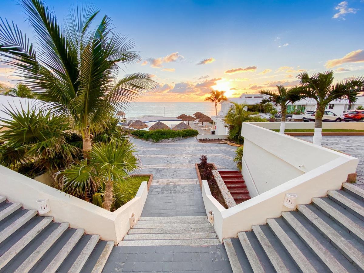 Beach Apartment With Terrace Ocean View, Brisas Cancun 1 Bdrm Hotel Zone Exterior photo