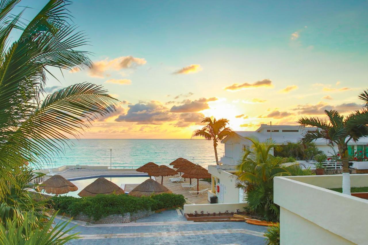 Beach Apartment With Terrace Ocean View, Brisas Cancun 1 Bdrm Hotel Zone Exterior photo